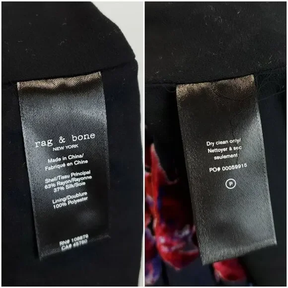 Rag & Bone Eloise Burnout Velvet Mini Dress - Picture 10 of 10